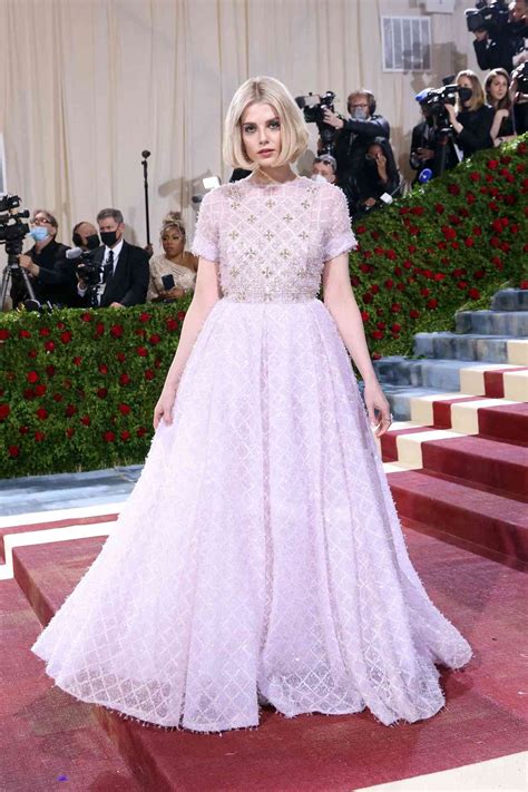 Get A Closer Look At Lucy Boyntons Chanel Gown From The 2022 Met Gala