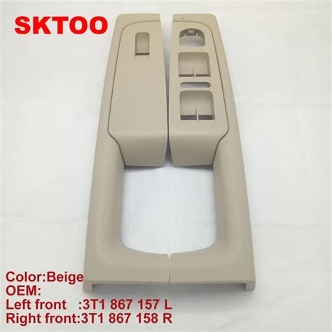 SKTOO For Skoda Superb Door Handle Front Left And Right Door Armrest