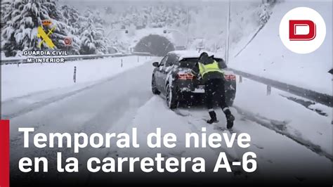 La Guardia Civil Auxilia A Los Conductores Atrapados Por El Temporal En