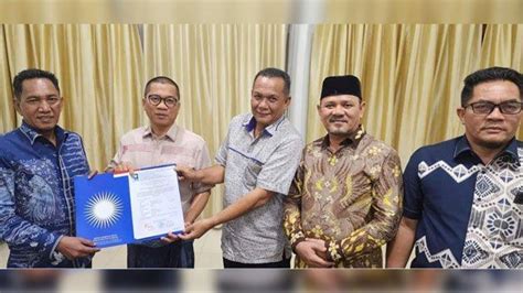 Pilkada 2024 DPP PAN Usung Raidin Pinim Syahrizal Sebagai Cabup Dan