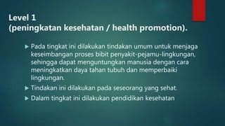 Five Level Prevention Ppt