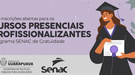 Secretaria Da Mulher E Senac Oferecem Cursos Gratuitos