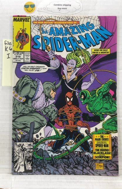 The Amazing Spider Man 319 1989 NM McFarlane Art Comic Books