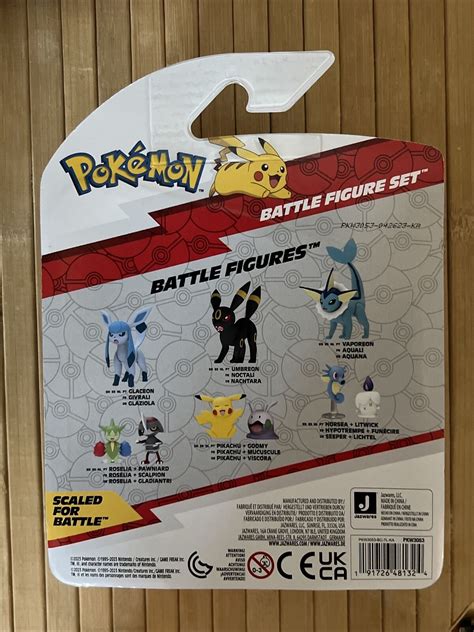 Mavin Pokemon Battle Figure Set Pikipek Galarian Ponyta Snorunt