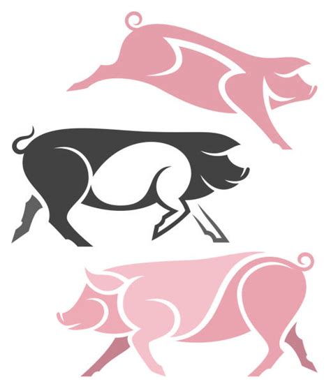 Pig Running Illustrations Royalty Free Vector Graphics And Clip Art Istock