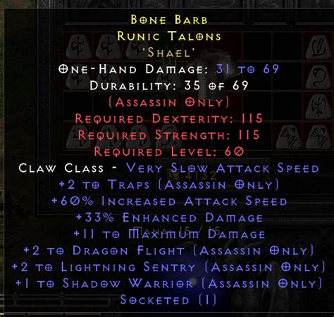 Claw Main Runic Talons 4 Ls 40 Ias Topic D2jsp