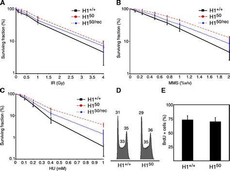 Reduced H Levels Lead To Enhanced Resistance To Dna Damaging Agents