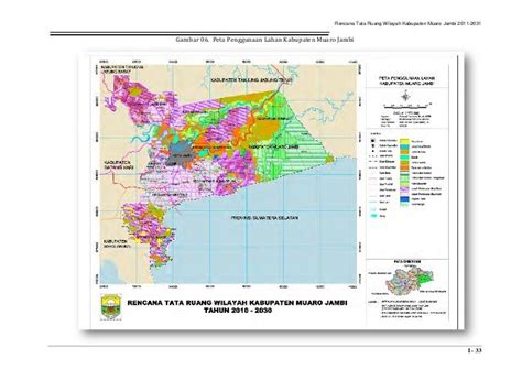 Materi Teknis Rtrw Kabupaten Muaro Jambi