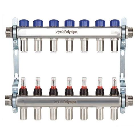 15mm X S Steel 7 Port Ufh Manifold Colglo