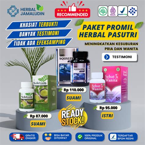 Jual Paket Promil Herbal Obat Penyubur Kandungan Dan Obat Penyubur