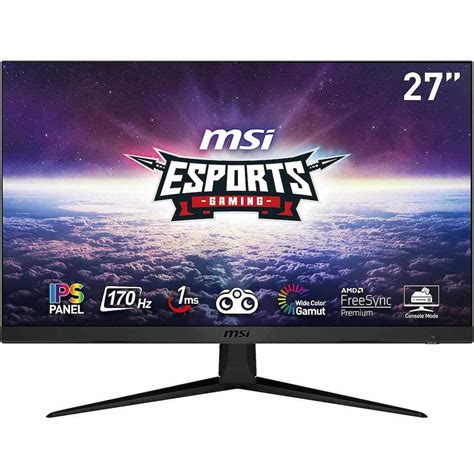 MSI G2712 Esports Gaming Monitor 27 Inch FullHD 1920x1080 IPS 175hz