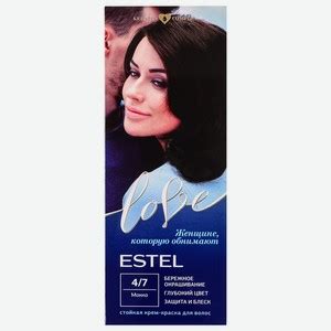 ESTEL LOVE Стойкая крем-краска для волос тон 4/7 Мокко в магазине МПР ...