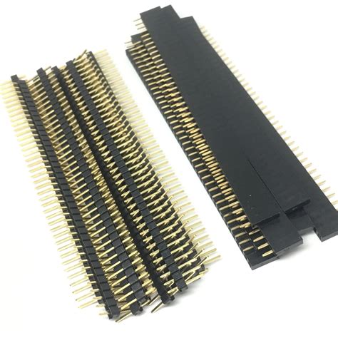 Pcs Mm Connector Male Female Set Pin X Single Row