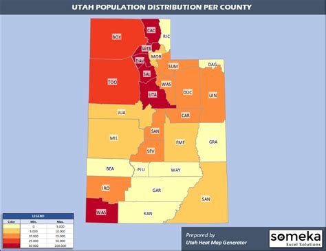 Utah County Map In Excel Counties List And Population Map Sexiz Pix