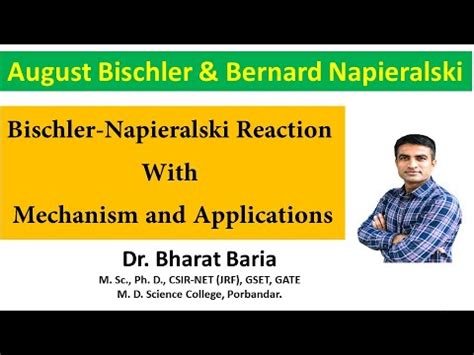 Bischler Napieralski Reaction With Different Mechanism And Application