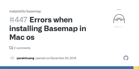 Errors When Installing Basemap In Mac Os · Issue 447 · Matplotlib