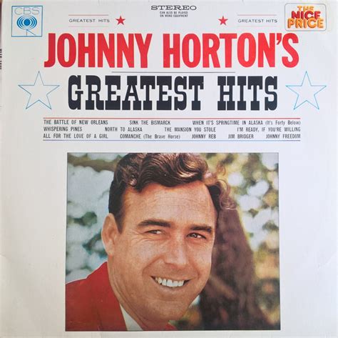 Johnny Horton – Johnny Horton's Greatest Hits (Vinyl) - Discogs