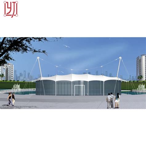 Pvdf Etfe Fabric Tensile Membrane Structure Roof Top Tent Cover