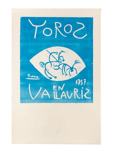 Bonhams Pablo Picasso 1881 1973 Toros En Vallauris 1 1957 This Work Is A Proof Aside From