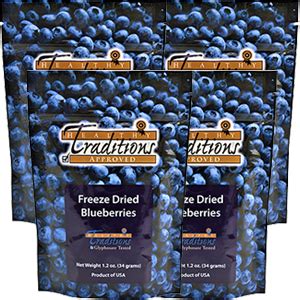 Freeze Dried Blueberries – 4 Bags - Healthy Traditions Auctions