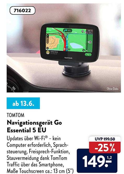 Tomtom Navigationsger T Go Essential Eu Angebot Bei Aldi S D