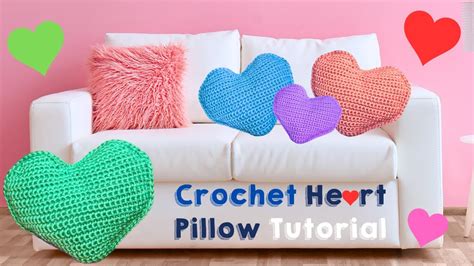 How To Crochet Heart Pillow Tutorial Easy Step By Step Guide Meu