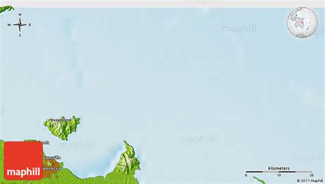 Physical 3d Map Of Townsville