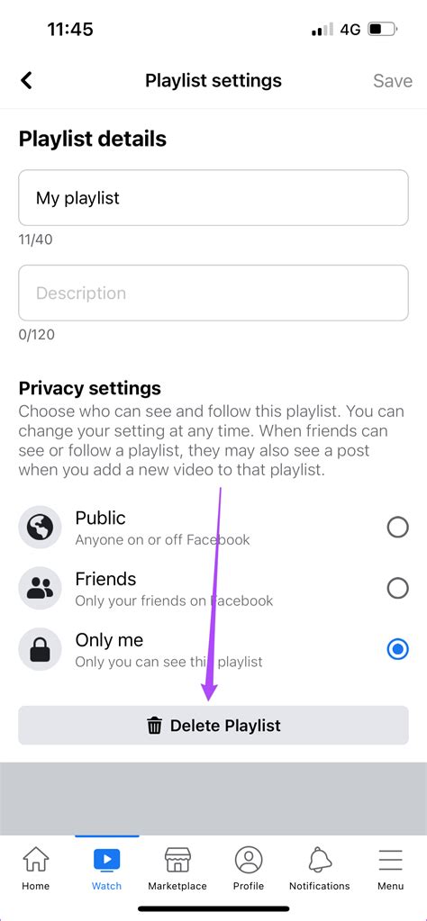 Comment créer une liste de lecture vidéo sur Facebook sur iPhone et