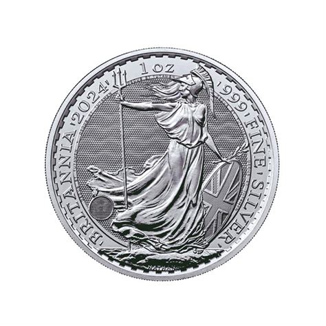 NEU 1 Unze Silber BRITANNIA 2024 BU UK Großbritannien KING CHARL