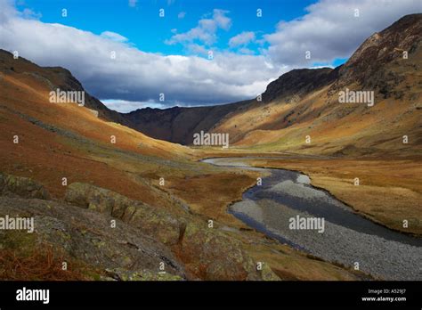 England Cumbria Lake District National Park Brief Shafts Of Sun