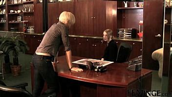 FEMINGE 4K Lesbian Applicant Is Pussy Licking The Boss XNXX
