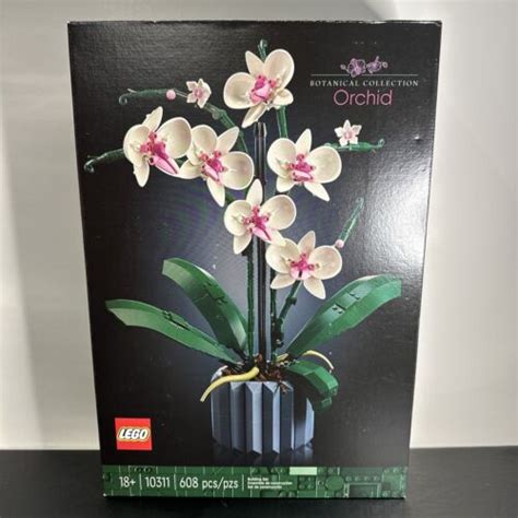 Lego Icons Orchid Plant And Flowers Set 10311 608 Pcs Pzs 18 Brand New Sealed 673419363266 Ebay