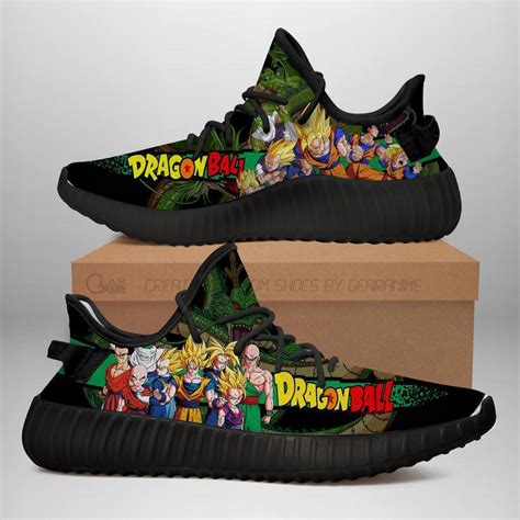 Beerus Yeezy Shoes Silhouette Dragon Ball Z Anime Shoes Fan MN04