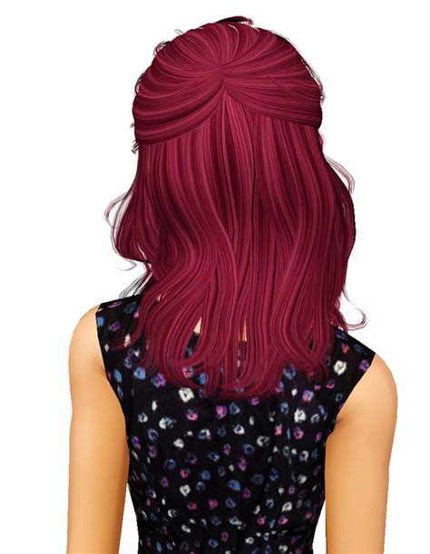 Newsea`s Ladder To Heaven Hairstyle Retextured By Pocket Sims 3 Hairs