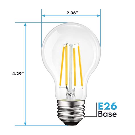 Luxrite 100 Watt Eq A19 Soft White Medium Base E 26 Dimmable Led Decorative Light Bulb 4 Pack