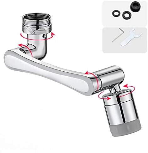 1080 Swivel Faucet Extender Universal Sink Water Aerator 2 Mode