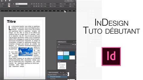 Indesign Tuto Complet Youtube