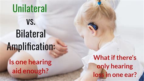 Unilateral Vs Bilateral Hearing Loss What Is The Best Treatment Youtube