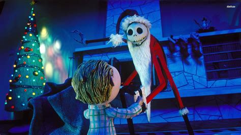 Download Santa Claus And Jack Skellington In The Nightmare Before