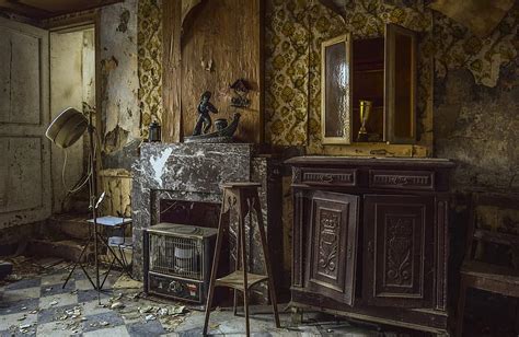 Living Room Room Old Lost Places Abandoned Place Old Building