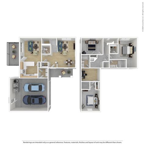 Hickory Floor Plan — The Villages At Fort Moore