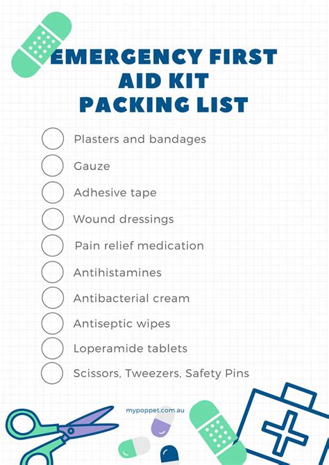 First Aid Kit Printable