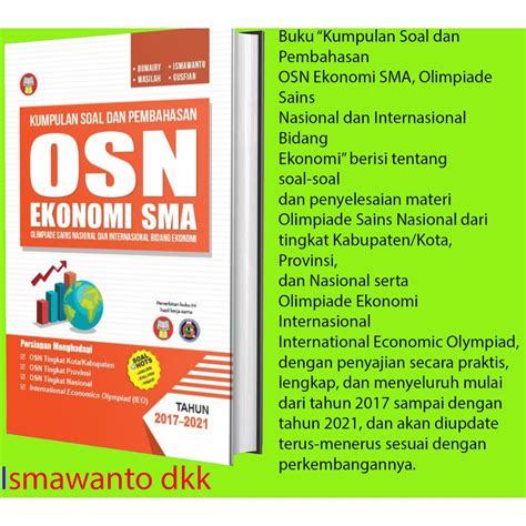 Jual Buku Soal Dan Pembahasan Osn Olimpiade Ekonomi Sma Tahun