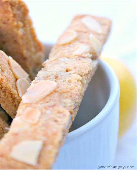 Vegan Almond Coconut Flour Biscotti Gf Oil Free Powerhungry®