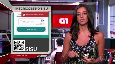 Vídeo G1 em 1 Minuto veja dicas para inscrição no Sisu do primeiro