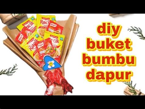 Diy Buket Bumbu Dapur Bungkus Kertas Nasi Buket Kado Untuk Hari Ibu