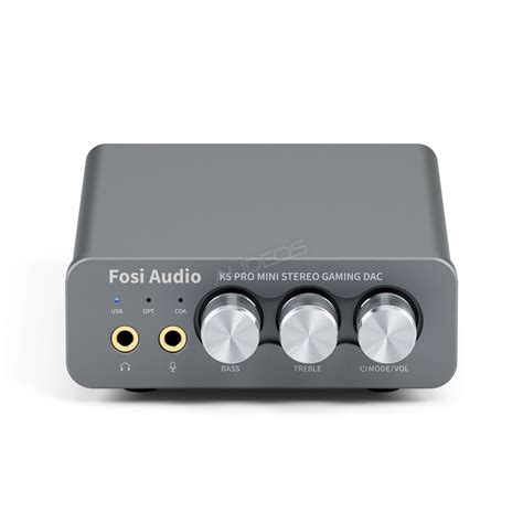 Fosi Audio K5 Pro gamingowy DAC z wejściem mikrofonowym