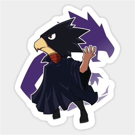 Fumikage Tokoyami Chibi Sticker Chibi Art My Hero Academia