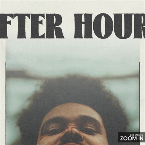 The Weeknd Posters After Hours Poster The Weeknd After Hours