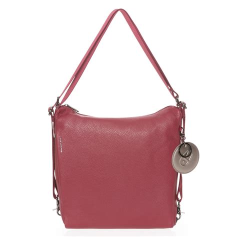 Hobo Bag Convertibile Mellow In Pelle Rumba Red Rumba Red Mandarina